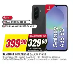 Trony SAMSUNG SMARTPHONE GALAXY A36 5G offerta