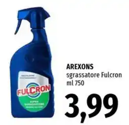 Famila Arexons sgrassatore fulcron offerta