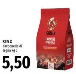 Famila Seelx carbonella di legna offerta