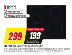Trony INDESIT PIANO COTTURA IS 83Q60 NE offerta