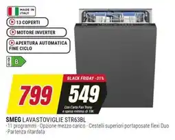 Trony SMEG LAVASTOVIGLIE STR63BL offerta