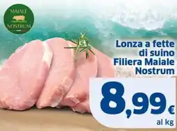 Sigma Lonza a fette di suino Filiera Maiale Nostrum offerta