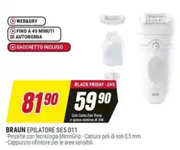 Trony BRAUN EPILATORE SE5 011 offerta