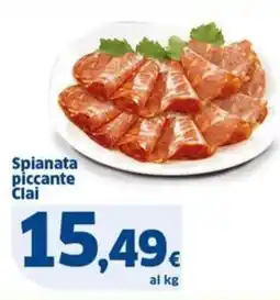 Sigma Clai Spianata piccante offerta