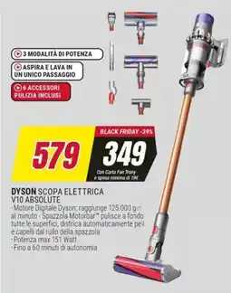 Trony DYSON SCOPA ELETTRICA V10 ABSOLUTE offerta