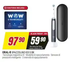 Trony ORAL-B SPAZZOLINO IO3 S BK offerta