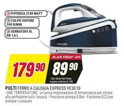 Trony POLTI FERRO A CALDAIA EXPRESS VE30.10 offerta