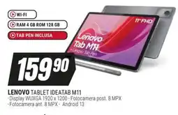 Trony LENOVO TABLET IDEATAB M11 offerta