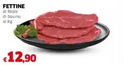 Mercati Alimentari FETTINE di Reale di bovino offerta