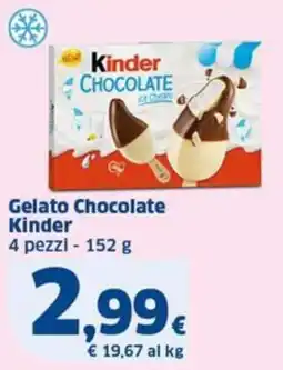 Sigma Kinder Gelato Chocolate offerta