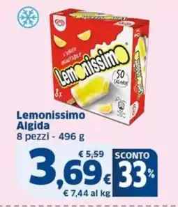 Sigma Algida Lemonissimo offerta