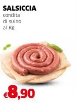 Mercati Alimentari SALSICCIA condita di suino offerta