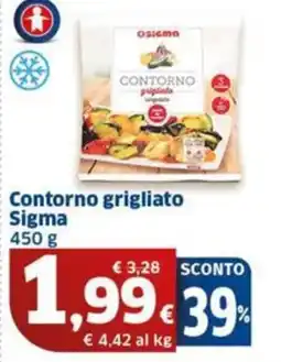 Sigma Sigma contorno grigliato offerta