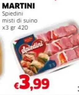 Mercati Alimentari MARTINI Spiedini misti di suino offerta