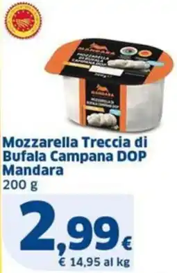 Sigma Mandara Mozzarella Treccia di Bufala Campana DOP offerta