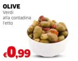 Mercati Alimentari OLIVE Verdi alla contadina l'etto offerta