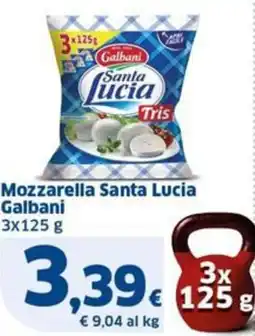 Sigma Galbani mozzarella santa lucia offerta