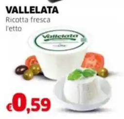Mercati Alimentari VALLELATA Ricotta fresca offerta