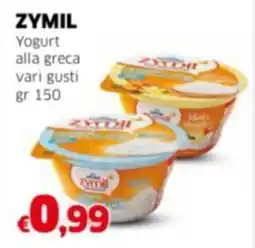 Mercati Alimentari ZYMIL Yogurt alla greca vari gusti offerta