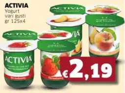 Mercati Alimentari ACTIVIA Yogurt vari gusti offerta