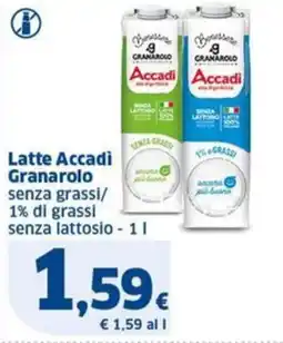 Sigma Granarolo Latte Accadi offerta