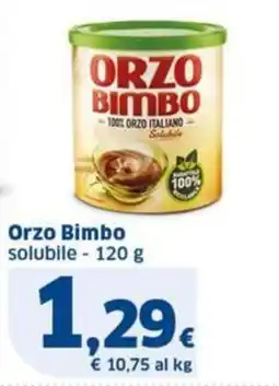 Sigma Orzo Bimbo solubile offerta