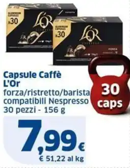 Sigma L'Or Capsule Caffè offerta