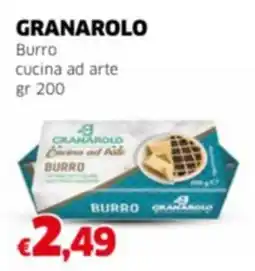 Mercati Alimentari GRANAROLO Burro cucina ad arte offerta