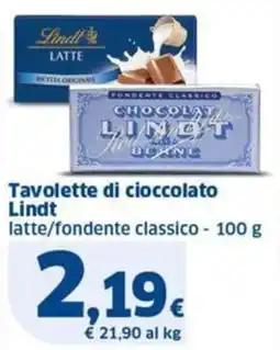 Sigma Lindt Tavolette di cioccolato offerta