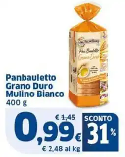 Sigma Mulino Bianco Panbauletto Grano Duro offerta