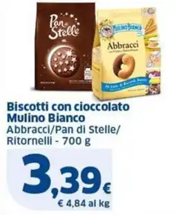 Sigma Mulino Bianco Biscotti con cioccolato offerta