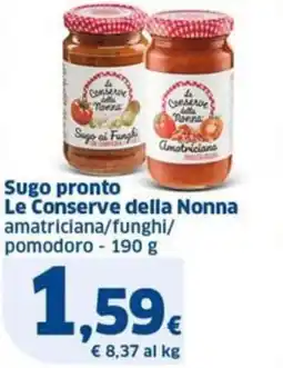 Sigma Le Conserve della Nonna Sugo pronto offerta
