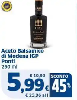 Sigma Ponti aceto Balsamico di Modena IGP offerta