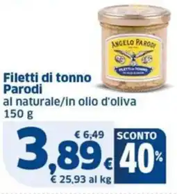 Sigma Parodi Filetti di tonno offerta