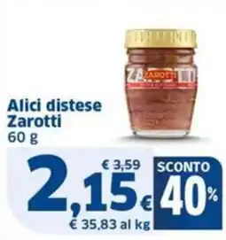 Sigma Zarotti alici distese offerta