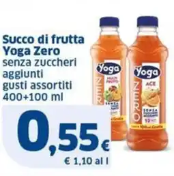 Sigma Yoga Zero Succo di frutta offerta