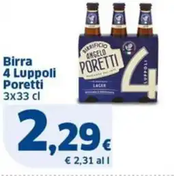 Sigma Poretti birra 4 luppoli offerta