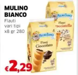 Mercati Alimentari MULINO BIANCO Flauti vari tipi offerta