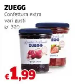 Mercati Alimentari ZUEGG Confettura extra vari gusti offerta