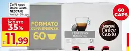 Despar Nescafè caffè caps dolce gusto vari tipi 60 caps offerta