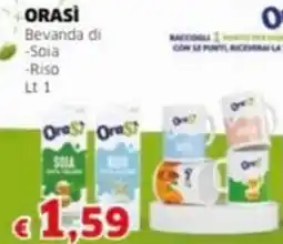 Mercati Alimentari ORASÌ Bevanda di -Soia -Riso offerta