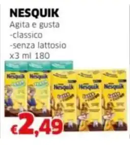 Mercati Alimentari NESQUIK Agita e gusta -classico -senza lattosio offerta