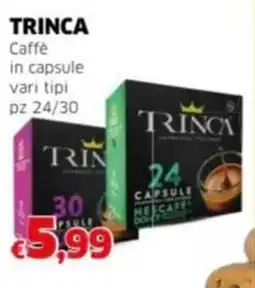 Mercati Alimentari TRINCA Caffè in capsule vari tipi offerta