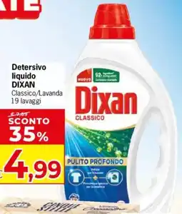 Despar Dixan detersivo liquido offerta