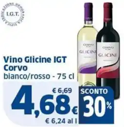 Sigma Corvo Vino Glicine IGT offerta