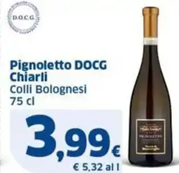 Sigma Chiarli pignoletto DOCG offerta
