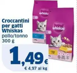 Sigma Whiskas croccantini per gatti offerta
