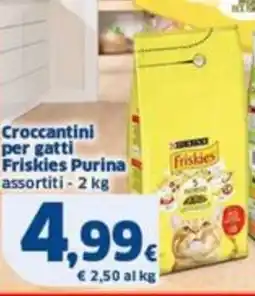 Sigma Friskies Purina Croccantini per gatti offerta