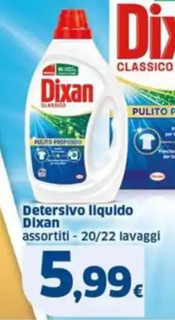 Sigma Dixan detersivo liquido offerta