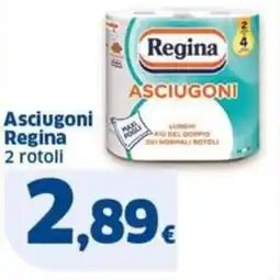 Sigma Asciugoni Regina 2 rotoli offerta